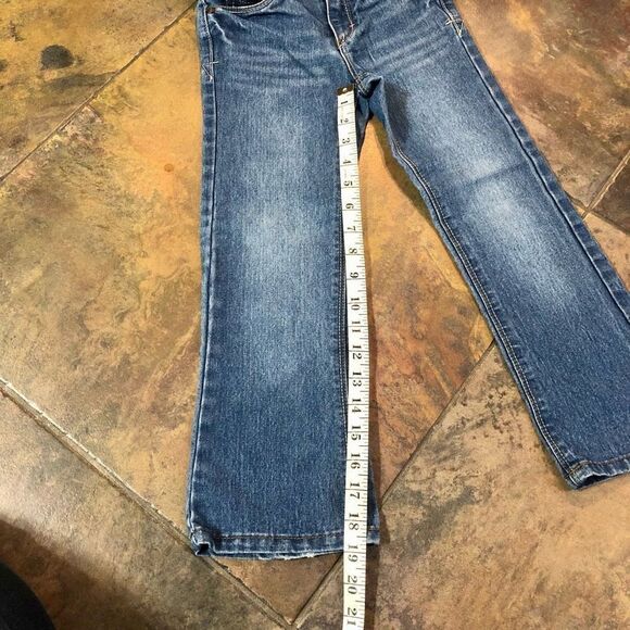 Girls Bundle 2 Pairs of Pants - Cheetah Pull-on Leggings, Snap with Elastic Wais - Picture 9 of 16